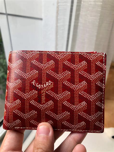 goyard menwa llet|goyard wallet price list.